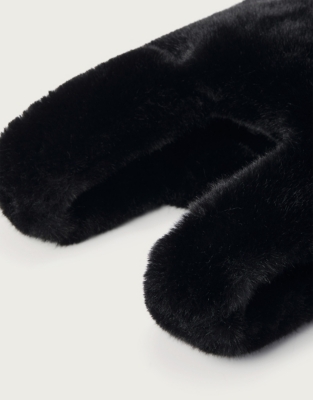 Faux-Fur Loop-Handle Bag | Accessories Sale | The White Company UK
