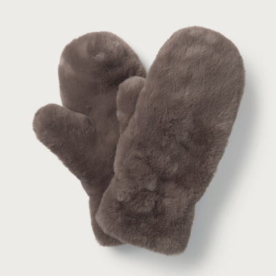 Faux Fur Mittens