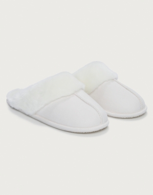 Faux Fur Mule Slippers