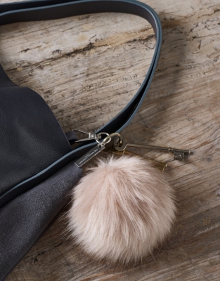 invadere Miljøvenlig Undtagelse Faux Fur Pom-Pom Key Ring | Handbags & Wallets | The White Company US