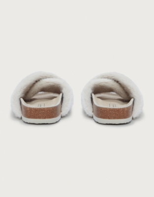 Faux-Fur Slider Slippers