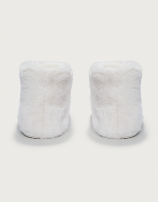 Faux-Fur Slipper Boots