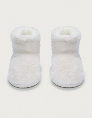 Faux-Fur Slipper Boots