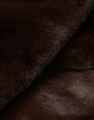 Faux Fur Snood - Dark Chocolate