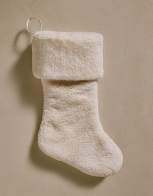 Faux Fur Stocking
