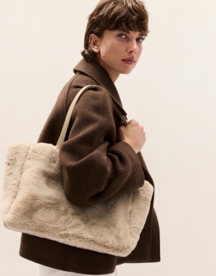 Faux Fur Tote Bag