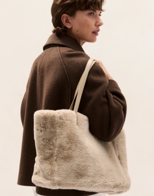 Faux Fur Tote Bag