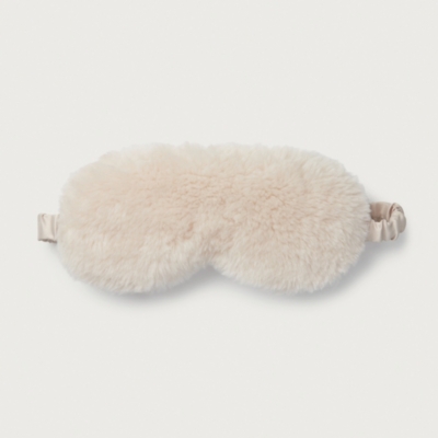 Faux Shearling Eye Mask