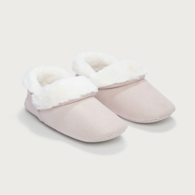 Faux Suede Cosy Boot Slippers