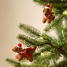 Felt Dachshund Decoration – 7cm