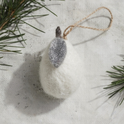 Felt Pear Christmas Decoration Christmas The White Company Us