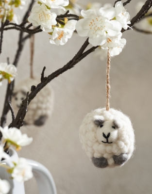 Felt Sheep Decoration