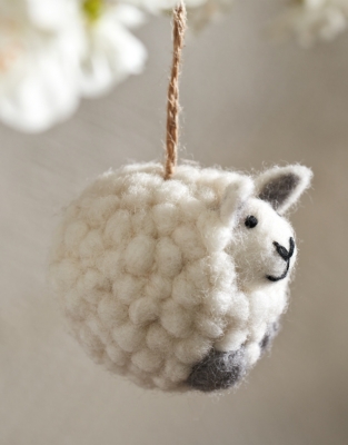 Felt Sheep Decoration