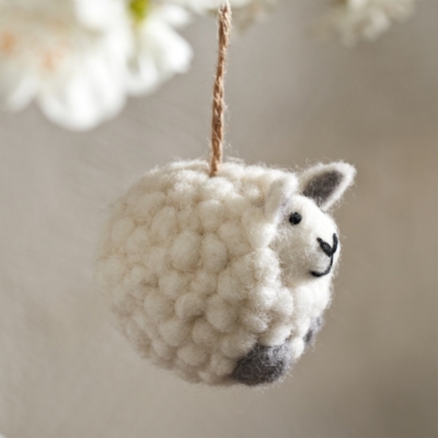 Felt Sheep Decoration