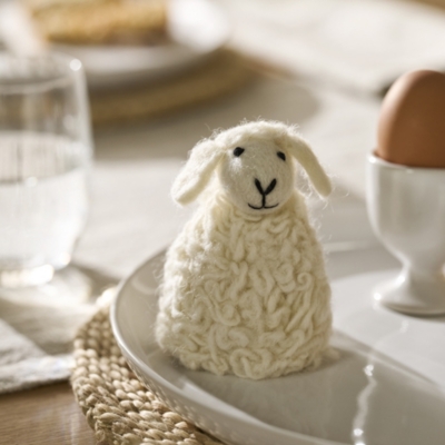 Felt Sheep Egg Cosy
