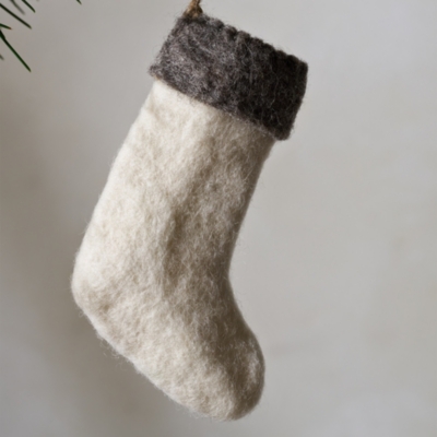 Felt Stocking Decoration 