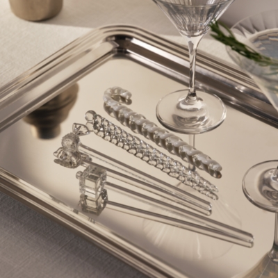 Festive Cocktail Stirrers – Set of 4