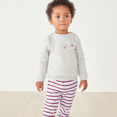 Quilted Jersey Dungarees & T-Shirt Set, Baby & Children's Sale