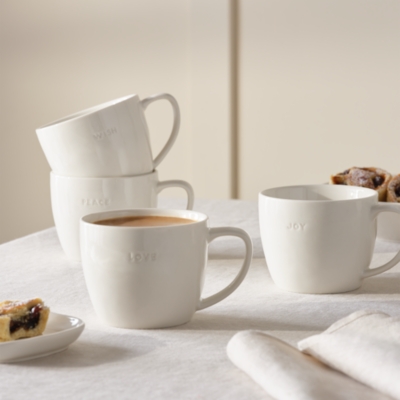 Festive Sentiment Mugs – Set of 4