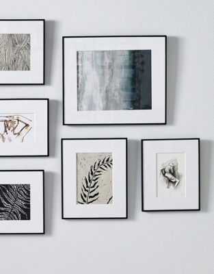 Fine Black Large Picture Gallery Wall – 10 Frames