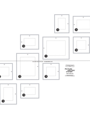 Fine Black Large Picture Gallery Wall – 10 Frames