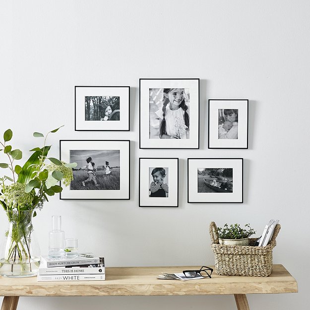 Fine Black Small Picture Gallery Wall Photo Frames The White Company Uk - Photo Gallery Wall White Frames