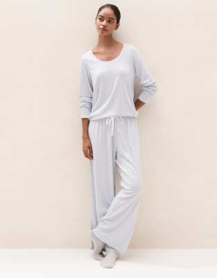 Fine-Rib Lounge Pyjama Set