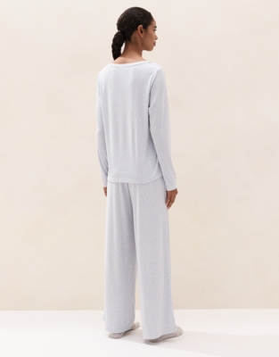 Fine-Rib Lounge Pyjama Set