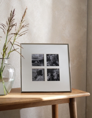 Fine Silver Multi Aperture Photo Frame