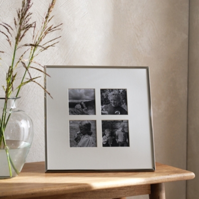 Fine Silver Multi Aperture Photo Frame