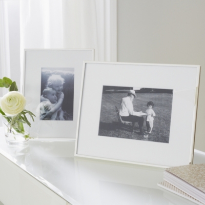 Fine Silver Photo Frame 5x7” Photo Frames The White Company UK