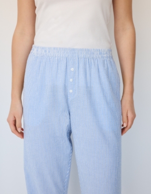 Fine Stripe Pajama Bottoms