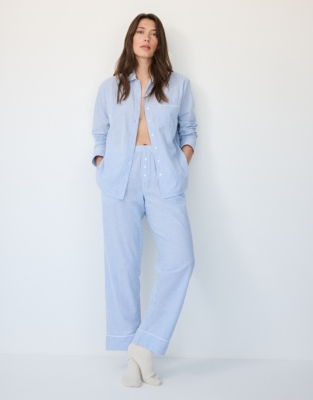 Fine Stripe Pajama Bottoms