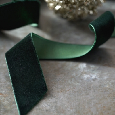 Fir-Green Velvet Ribbon – 5m