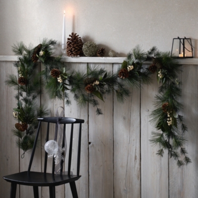 Fir Tree Garland 250cm Christmas Wreaths & Garlands The White