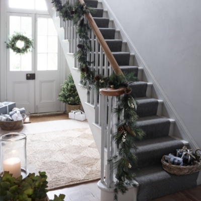 Fir Tree Garland 250cm Christmas Wreaths & Garlands The White