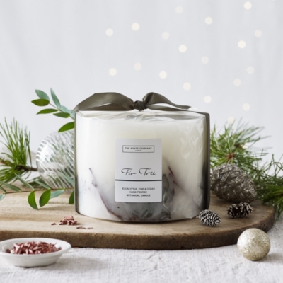 Fir Tree Large Botanical Candle Candles & Fragrance Sale The White