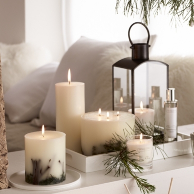 Fir Tree Large Pillar Candle