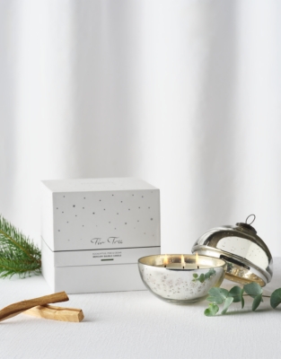 Fir Tree Mercury Bauble Candle
