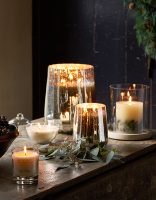 Fir Tree Mercury Ribbed Indulgence Candle