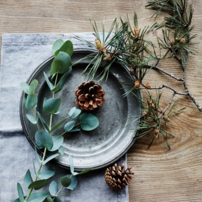 Fir Tree Votive Candle Candles & Fragrance Sale The White Company UK