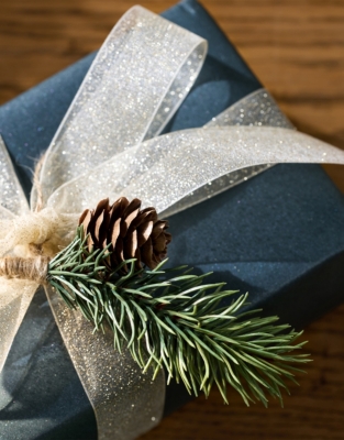 Fir and Pinecone Decorations – Set of 6
