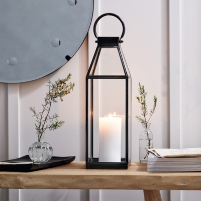 Fireplace Large Lantern Candle Holders The White Company Uk