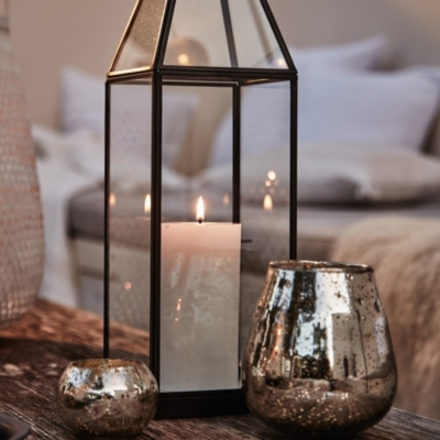 Fireplace Medium Lantern Candle Holders The White Company UK