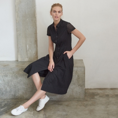 the white company black dress