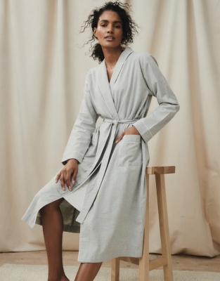 white company baby dressing gown