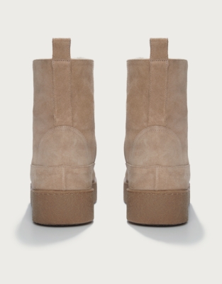 Flattered Amelia Suede Wool Lined Boots