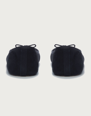 Flattered Anna Suede Sheepskin Ballet Flats