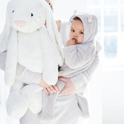 white company baby snowsuit