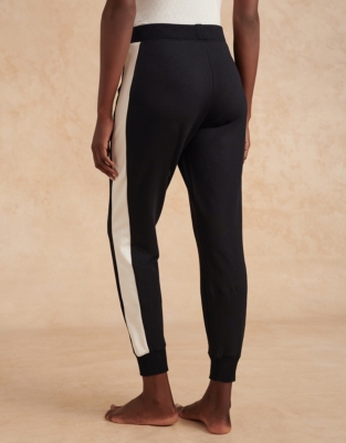 Ladies joggers with side hot sale stripe